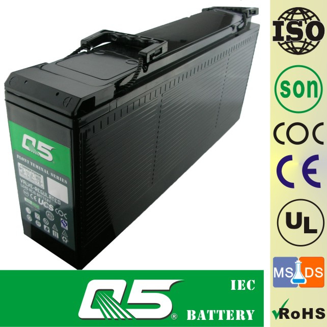 12V105AH Front Access Terminal AGM VRLA UPS EPS Battery Telecom Battery Communication Battery Power Cabinet Battery Telecommunication Projects Deep Cycle
