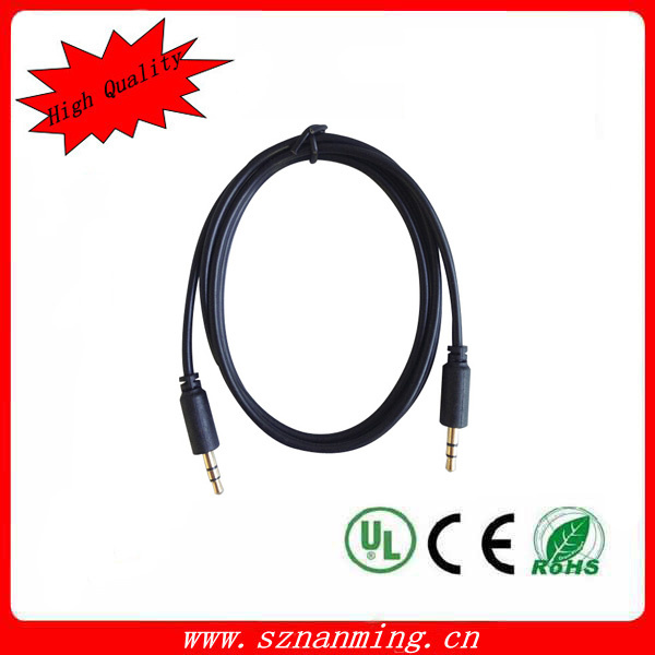 Gold Plated 3.5mm Mini Jack Stereo Audio Cable