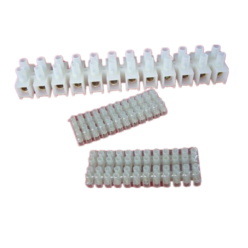 30A 16mm2 Copper Terminal Block Plastic Terminal Blocks H/ U/ V Type PA PP PE