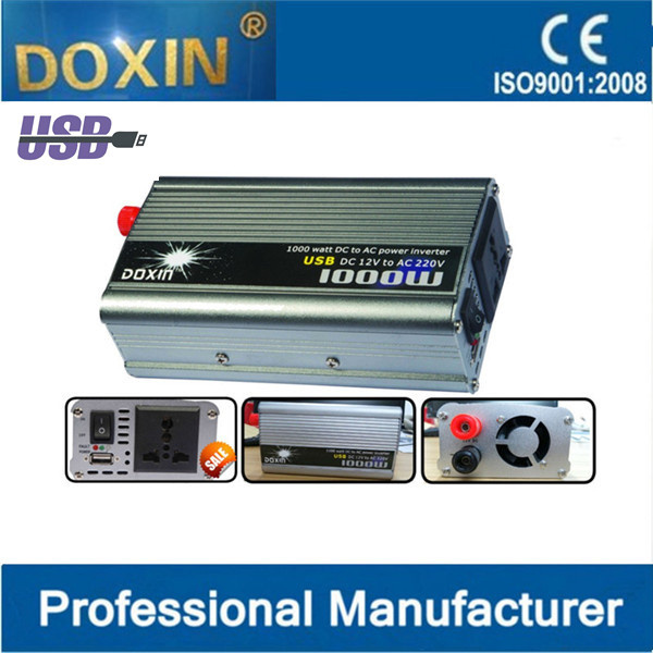 1000W DC to AC Single Phase Type Output Inverter with USB Port