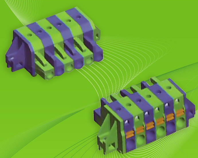 Screwless Pluggable Terminal Block with Side Lock