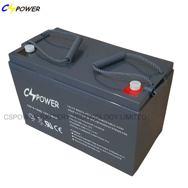 12V 100ah VRLA Deep Cycle Lead Acid AGM Battery for UPS