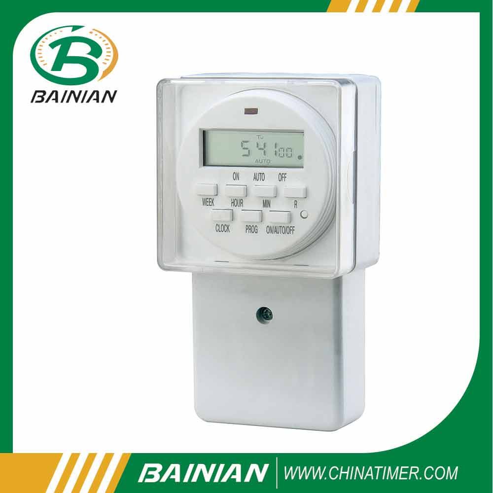 Weekly Digital Wall-Mounted Timer, IP20