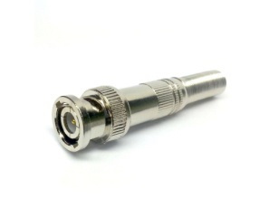 BNC Connector Male RF Connector with Spring for CCTV