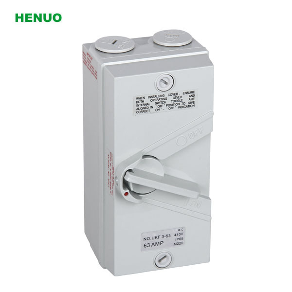 IP66 ABS PC Material 4p 440V Outdoor Isolator Switch