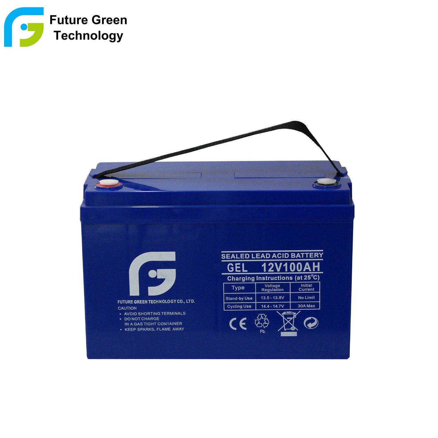 12V 100ah Solar AGM Valve Regulated Lead Aicd Storage Battery