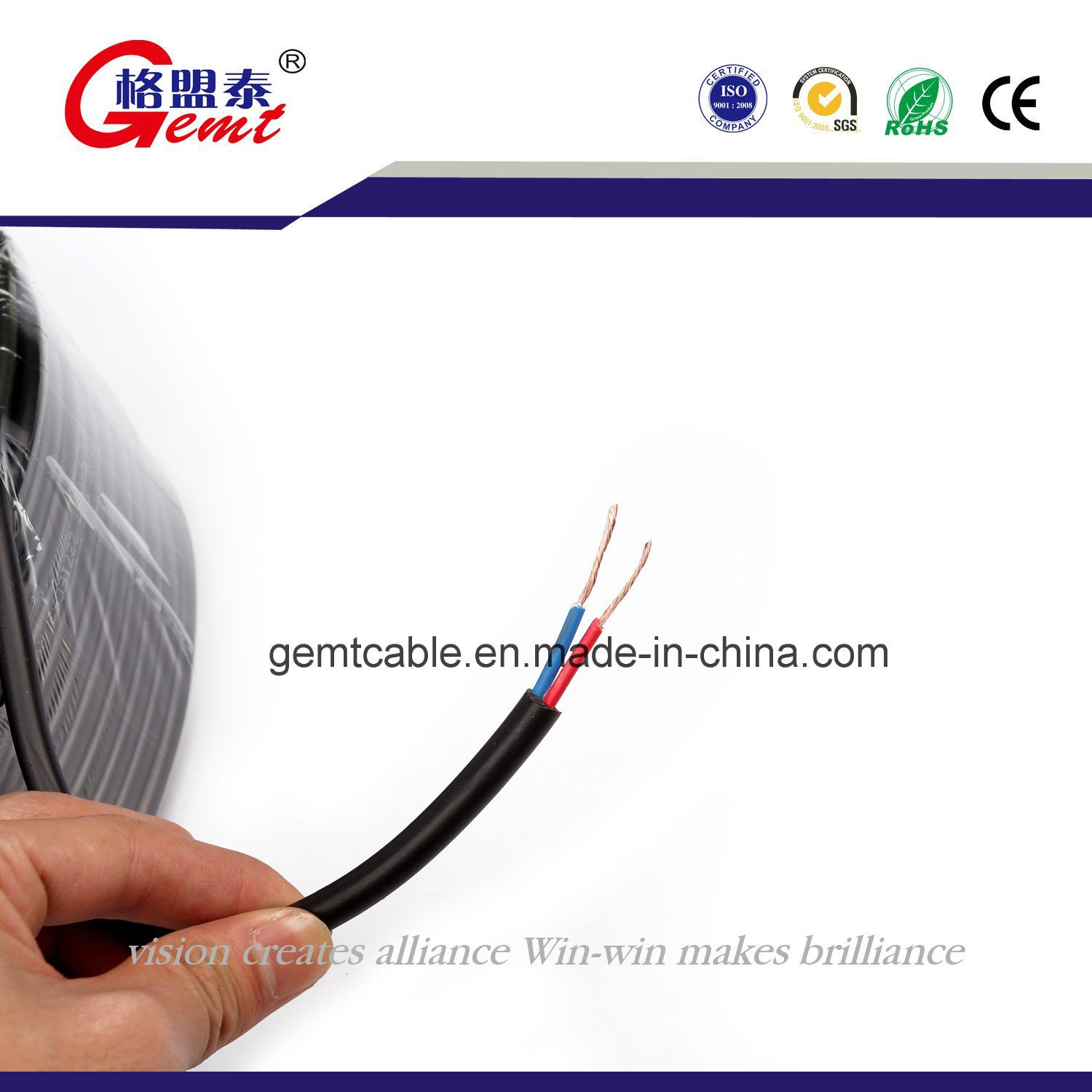 PVC Insulated Flexible Round Multi-Cords Cable