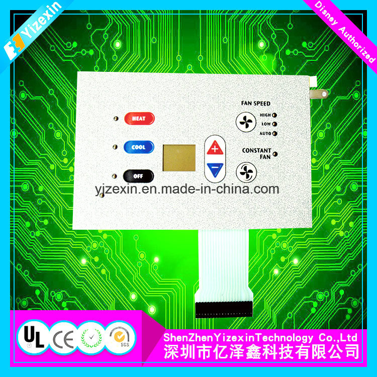 Yizexin Membrane Switch with LED and Colorful Printing (Exported to Itly)