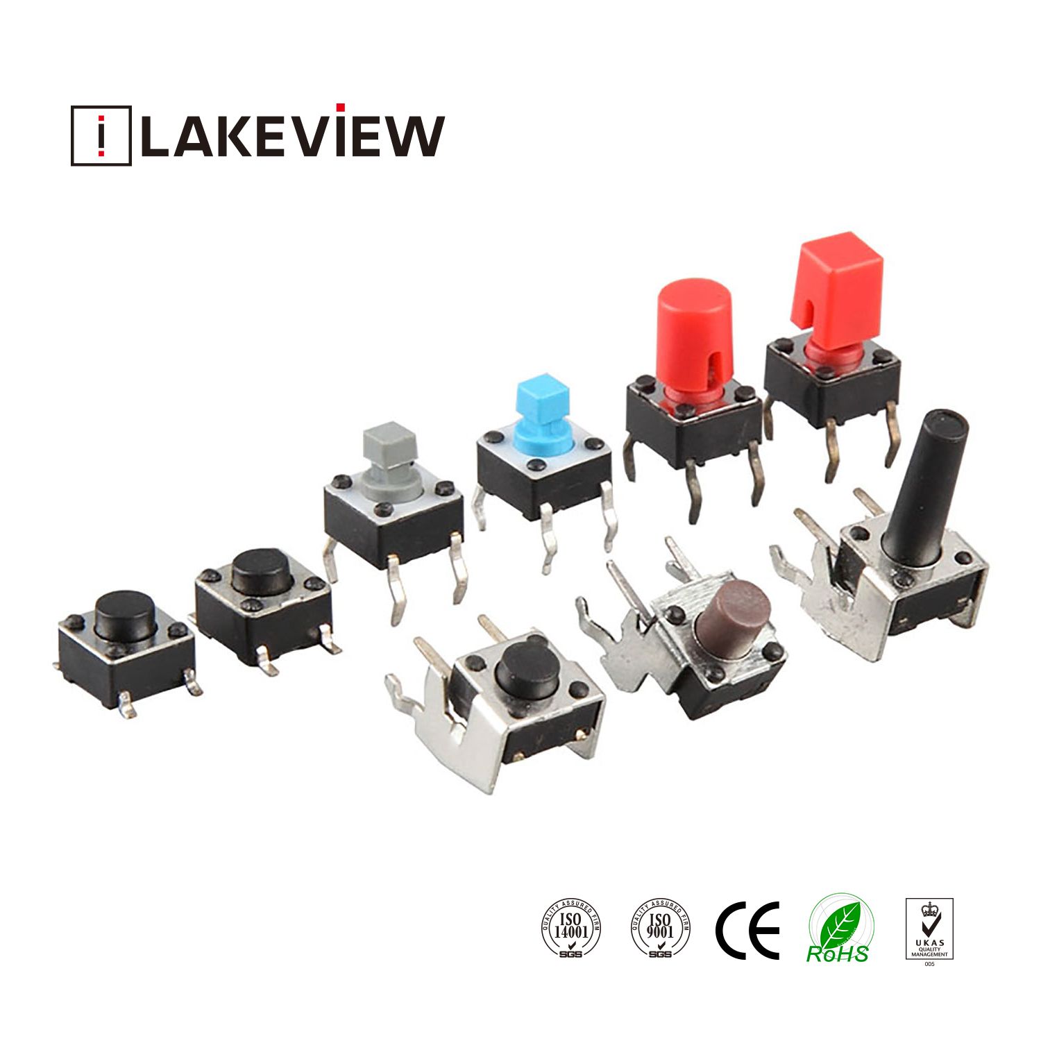 12V Mini Micro Surface Type SMD Tact Switch with 3 Million Life Cycles