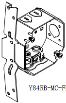 4 in. Octagonal Steel Ceiling Box, UL