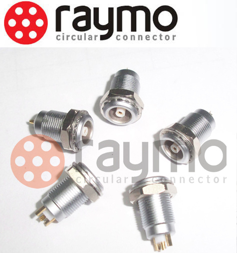 Half Moon Ern Female Socket 50ohm with Earth Ground Pin