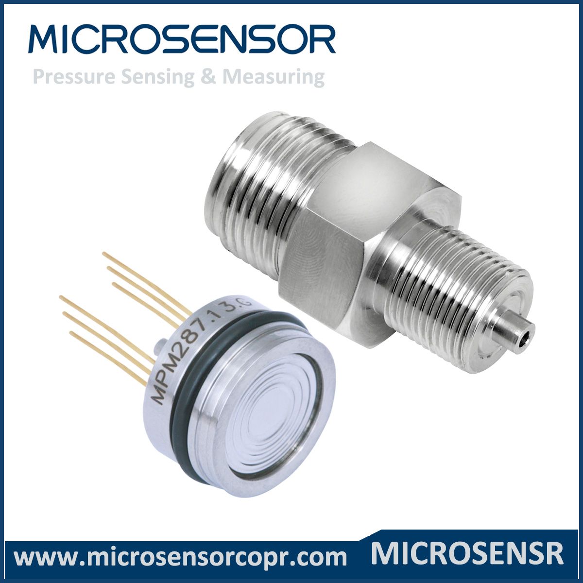 Full Stainless Steel 19mm Pressure Sensor Mpm287