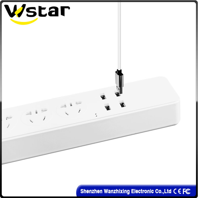 Electrical Switch Socket/Floor Socket with 4 Hole-Digital 1.8 Metre