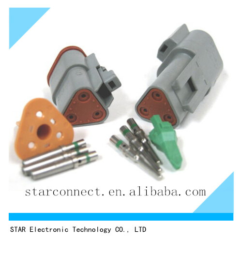 Waterproof Auto Deutsch Connector Dt04-3p Dt06-3s