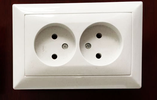 European Double Socket Outlet 4102