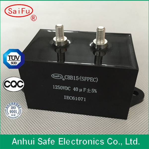 Metallized Polypropylene Film Capacitor Cbb15 for Fan