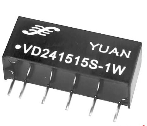 2W 24VDC Fixed Input, Regulated Single Separate Output DC/DC Converter Vd241212s-2W