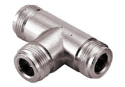 N Type Three Through Female Adaptor