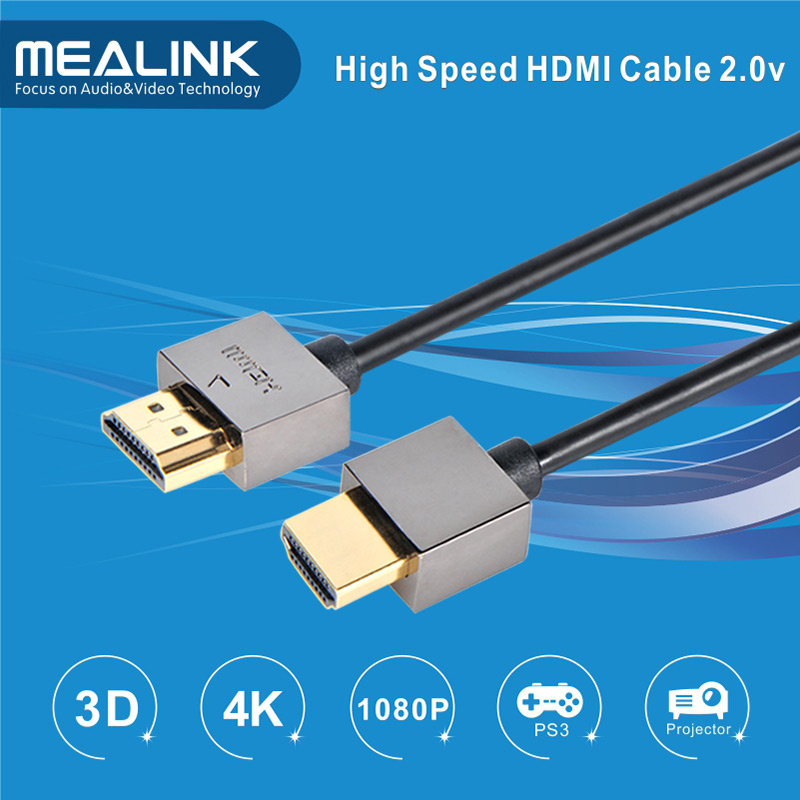 Slim 1.4V HDMI Cable (4K, Ethernet, YLS01)