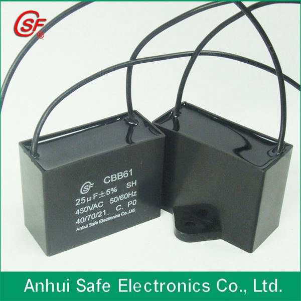 Cbb61 Sh Polypropylene Capacitor (plastic case) 8UF