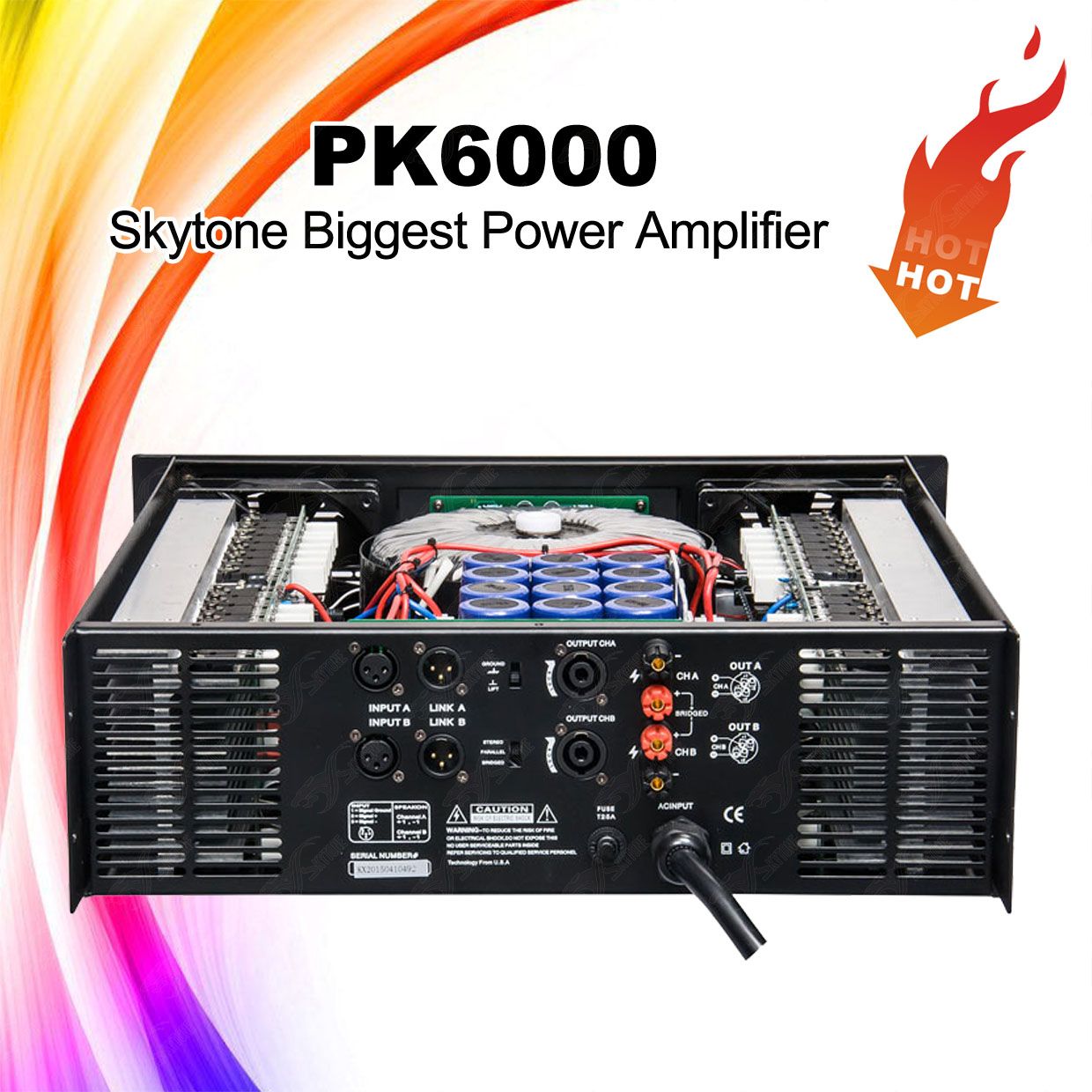 Pk6000 Class a 2000W Professional Audio Power Amplifiers