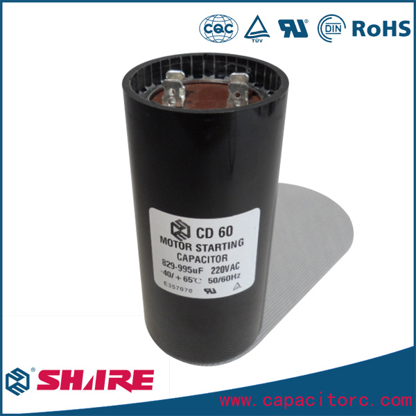 CD60 Capacitor 220V for Refrigerator Compressor Starting Capacitor