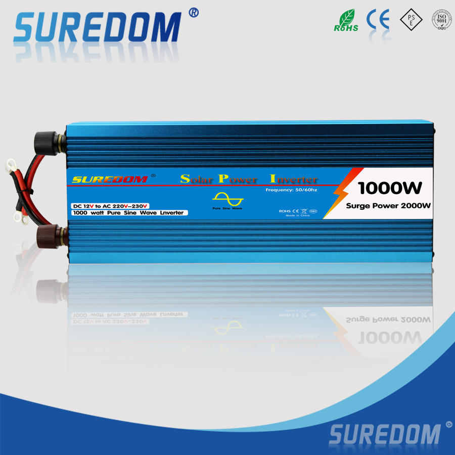 12V 220V 1000W Pure Sine Wave Soalr Inverter DC to AC Power Inverter