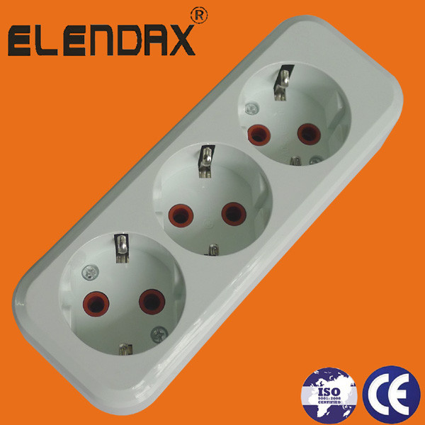 Three Way Extension Socket (E8003E)
