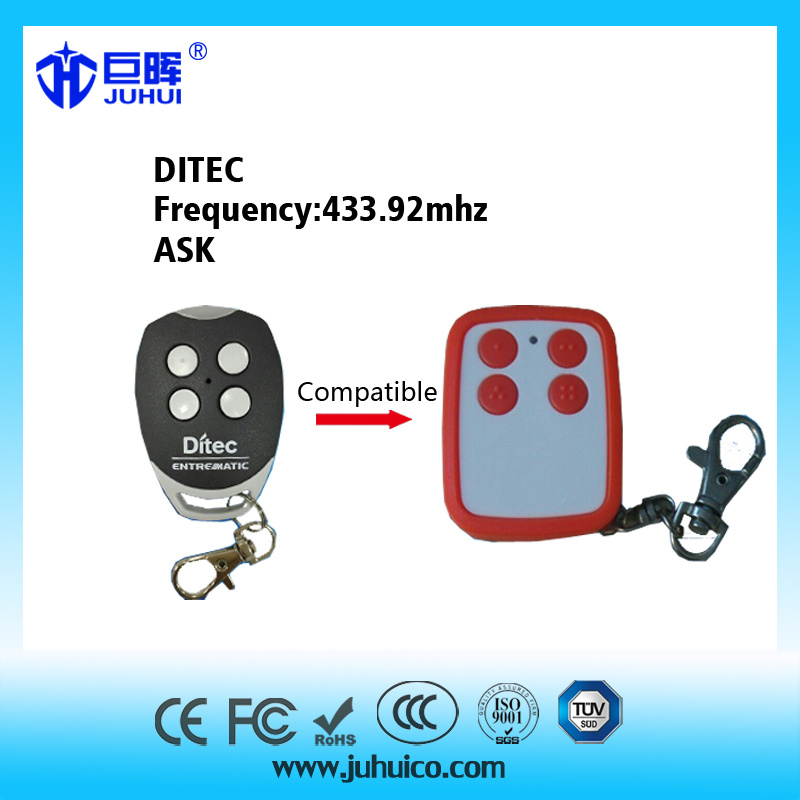 Hoppinmg Code Remote Keyfob Compatible with Ditec