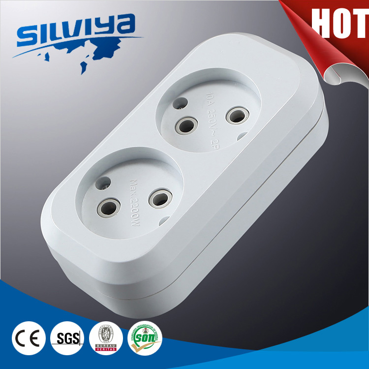 2 Gang Power Strip Without Grounding