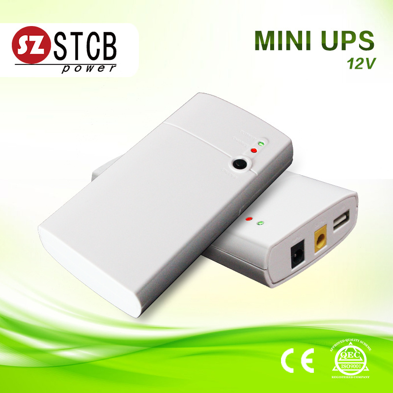 12V DC Mini UPS Wide Input Voltage Range 100V~240V