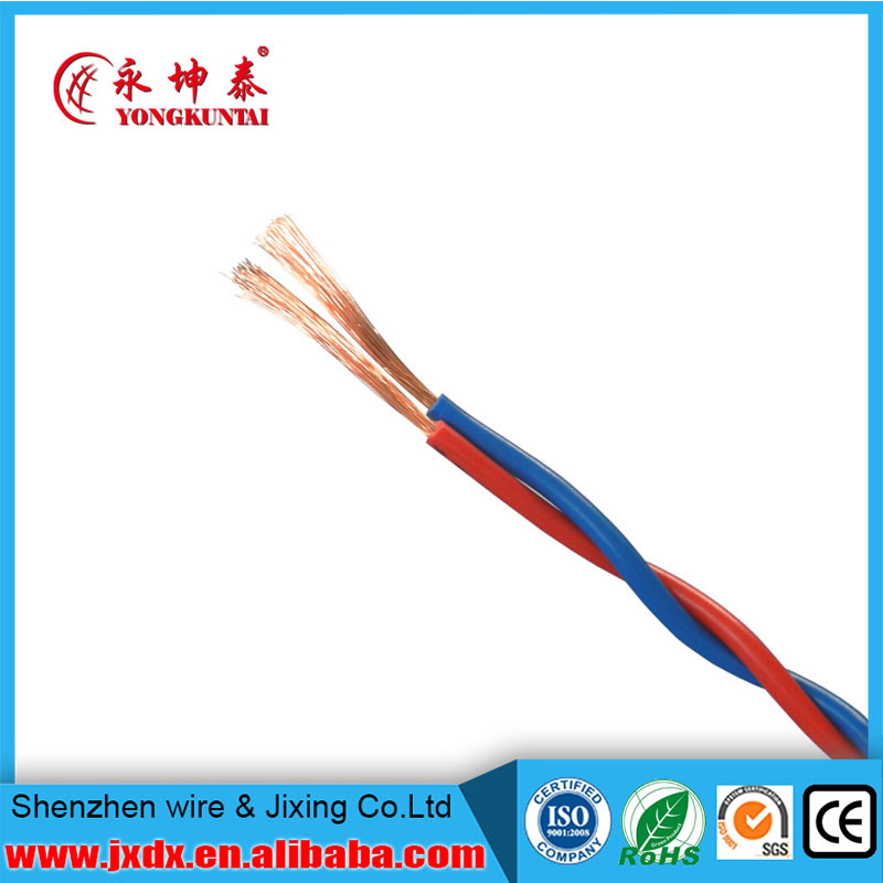 Rvs PVC Insulated Flexible Twin Twisted Electrical/Electric Power Cable Wire