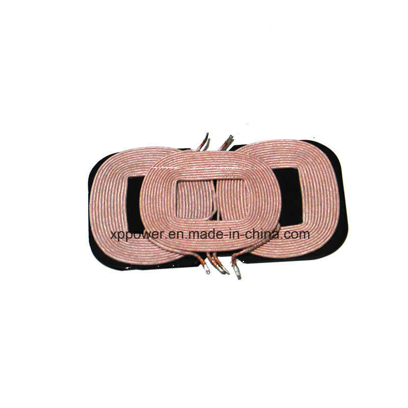 A6 Three Coils Wireless Transmitter Qi Standard Wireless Charging Coil for Phone Charging