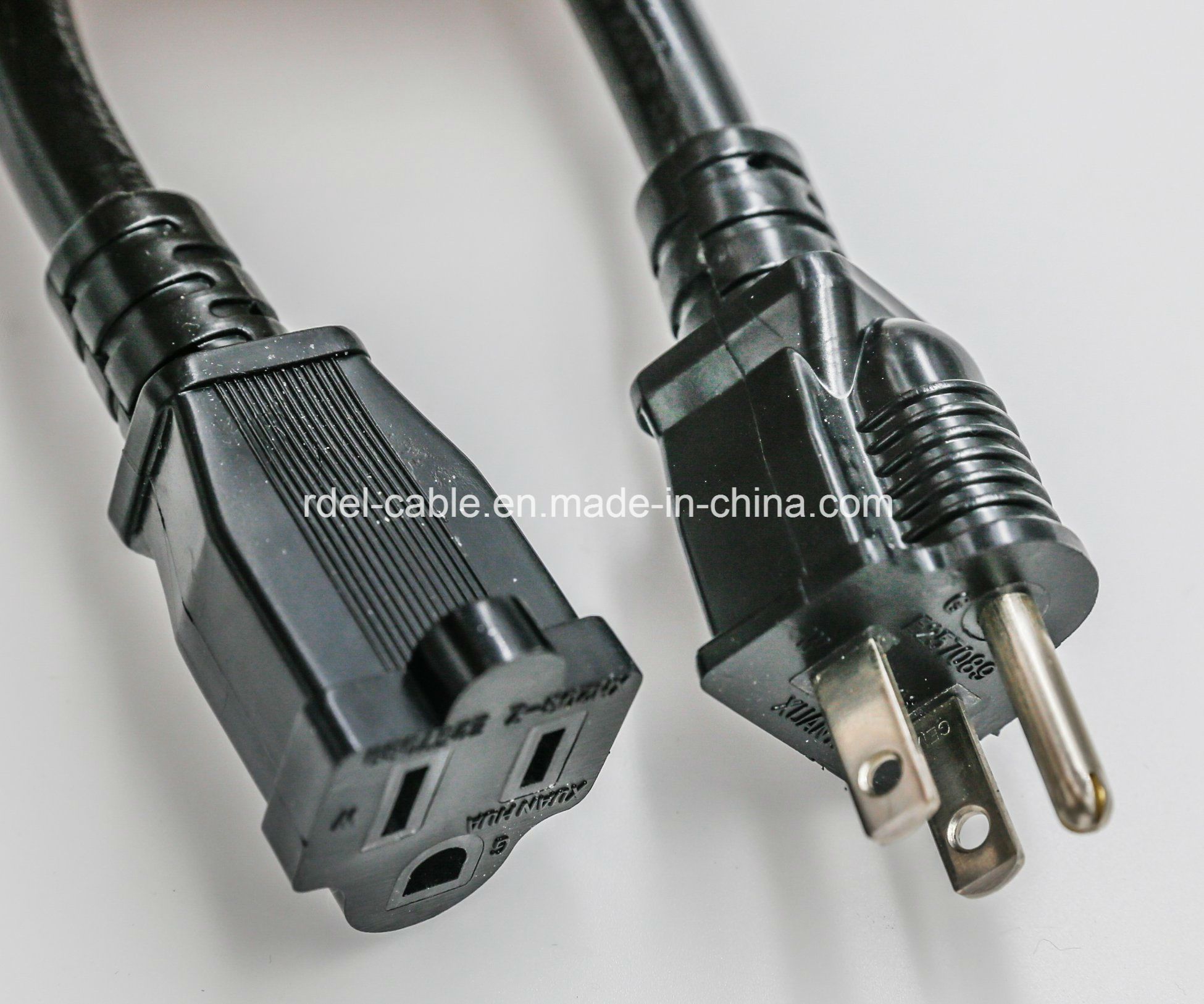 Heavy Duty AC Power Extension Cord in 6 Feet (NEMA 5-15P to NEMA 5-15R)
