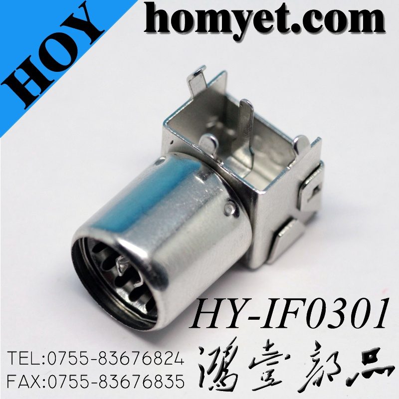 Coaxial Connector F Female Rigtht Angle RF Connector