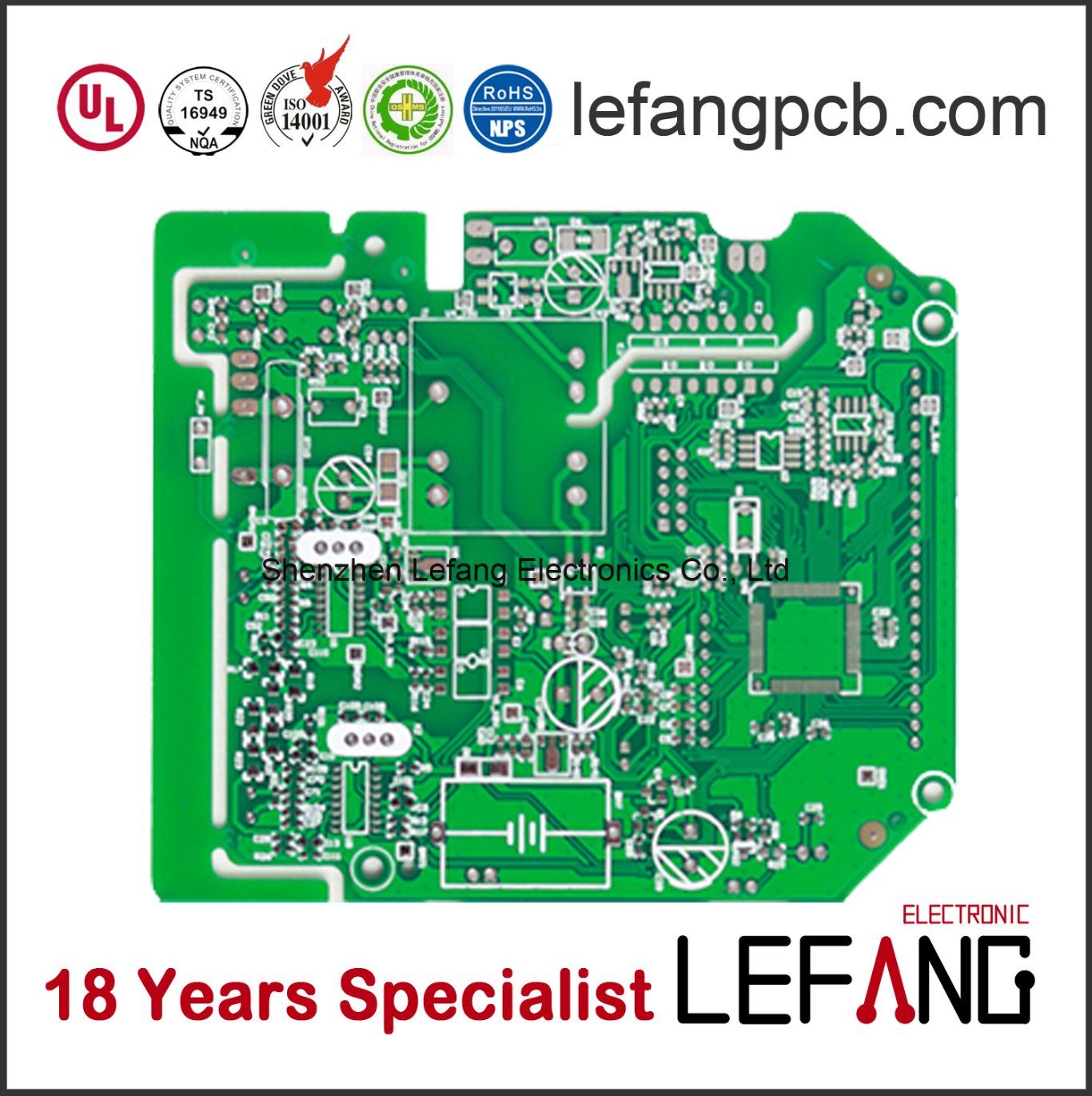 2 Layer Printed Circuit Board PCB for Antenna Device