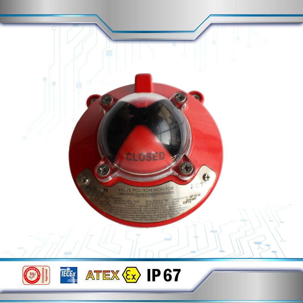 Pneumatic 3 Way Ball Valve with Limit Switch Box