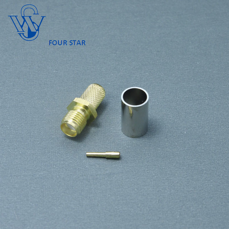 Female Jack Crimp RF Coaxial SMA Connector LMR240 Cable