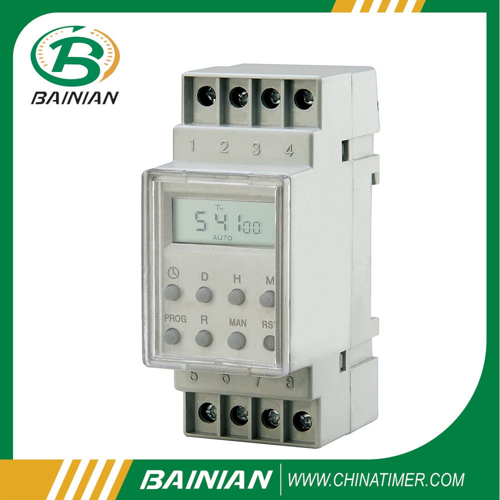 DIN Rail Digital Timer, IP20