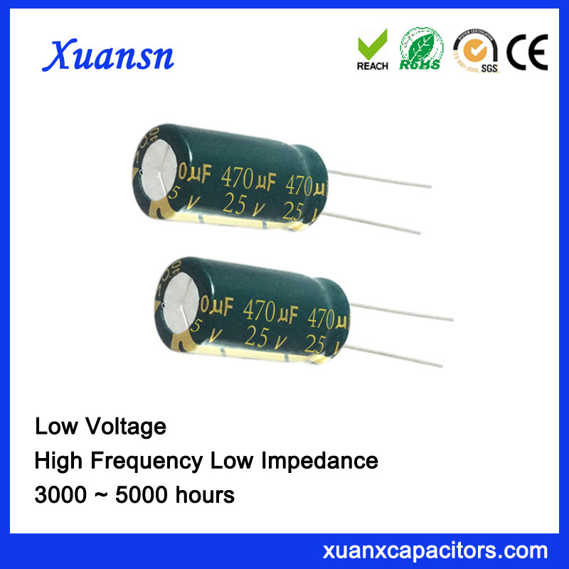 25V 470UF Low Impedance Audio Electrolytic Capacitors
