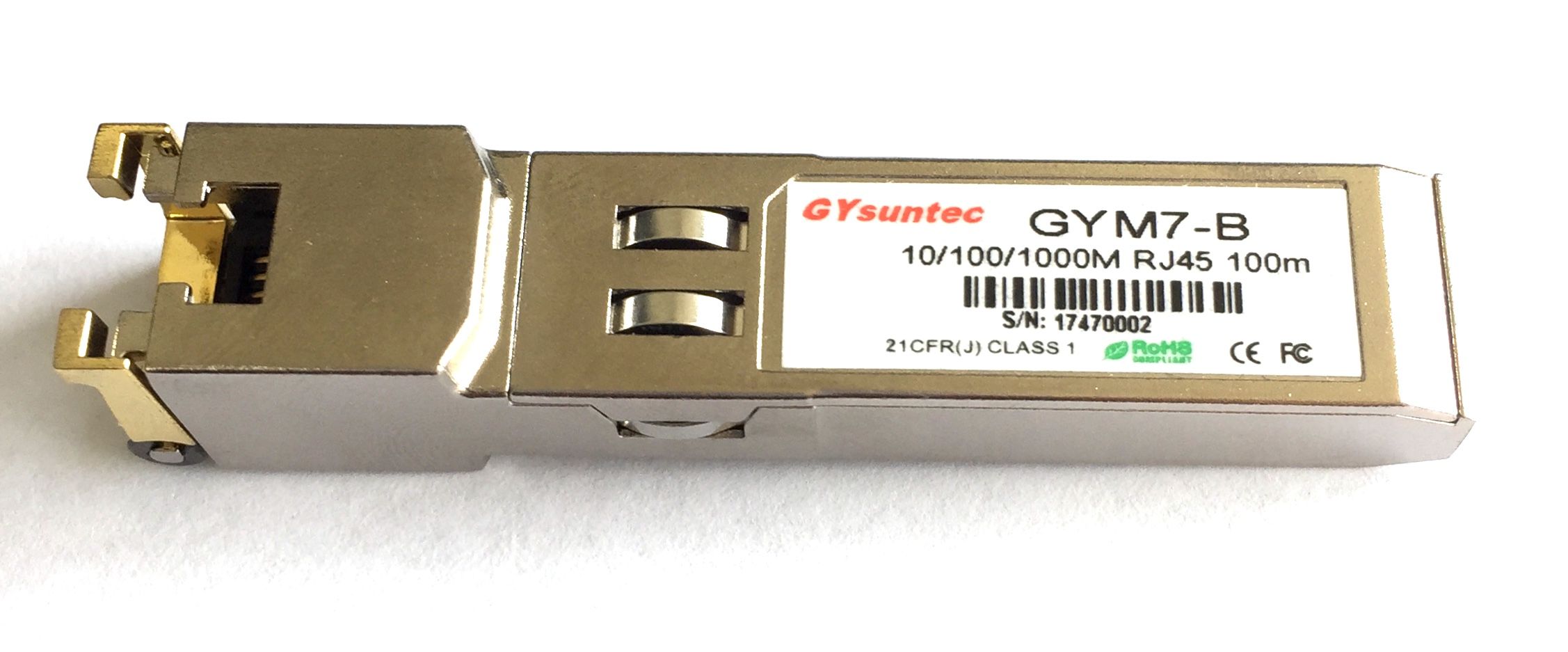 10gbase-T Copper SFP+ Transceiver with RJ45 Plug 10gigabit SFP+ Module