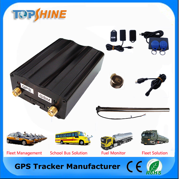 RFID Sos Alert Ultrasonic Fuel Sensor Truck GPS Tracker