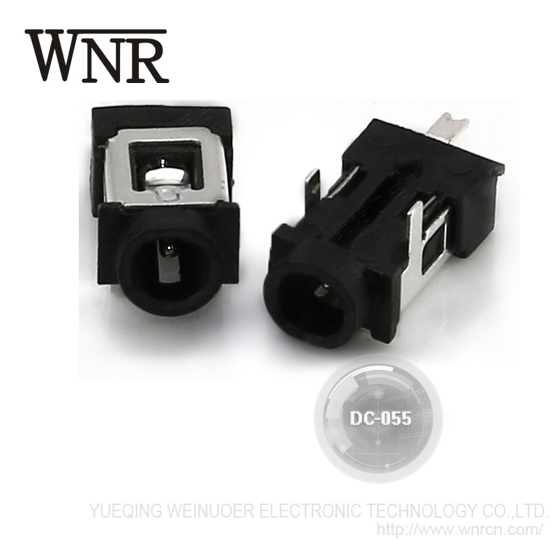 Factory Sale Good Quality Electronic Adapter Power Socket, 3 Pin DC Power Jack DC-055