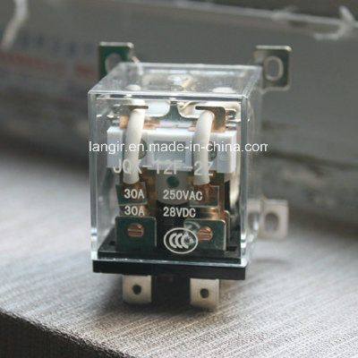 Jq-12f-2z 30A 250VAC Power Relay /High Power Relay, Power Electromagnetic Relay