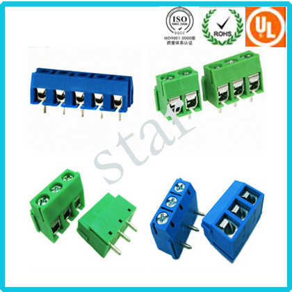 3.5mm 3.81mm 5.0mm 5.08mm Pitch PCB Screw Terminal Block