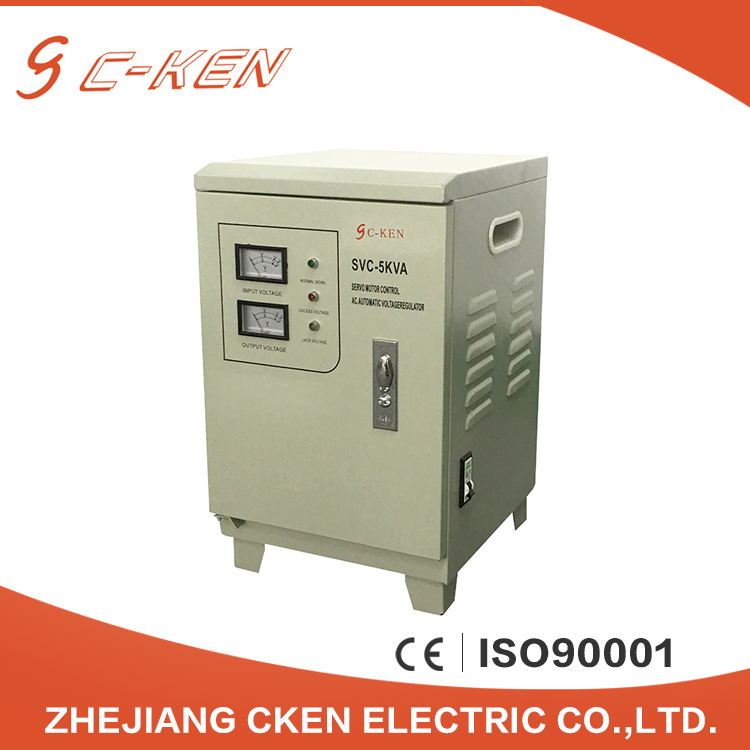 China Supplier 5kVA Single Phase Intelligent Servo Motor Voltage Regulator 5000 Watts Voltage Stabilizer