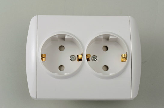 European Style Socket Double with Earthing 9128X