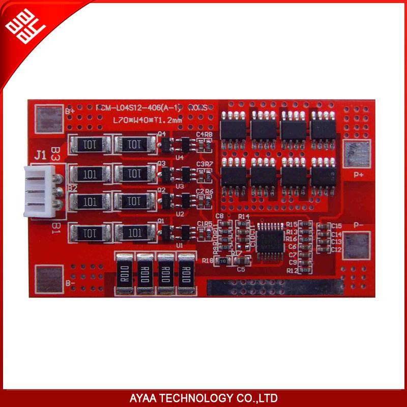 BMS 12.5V for 4s Li-ion /Li-Polymer LiFePO4 Battery