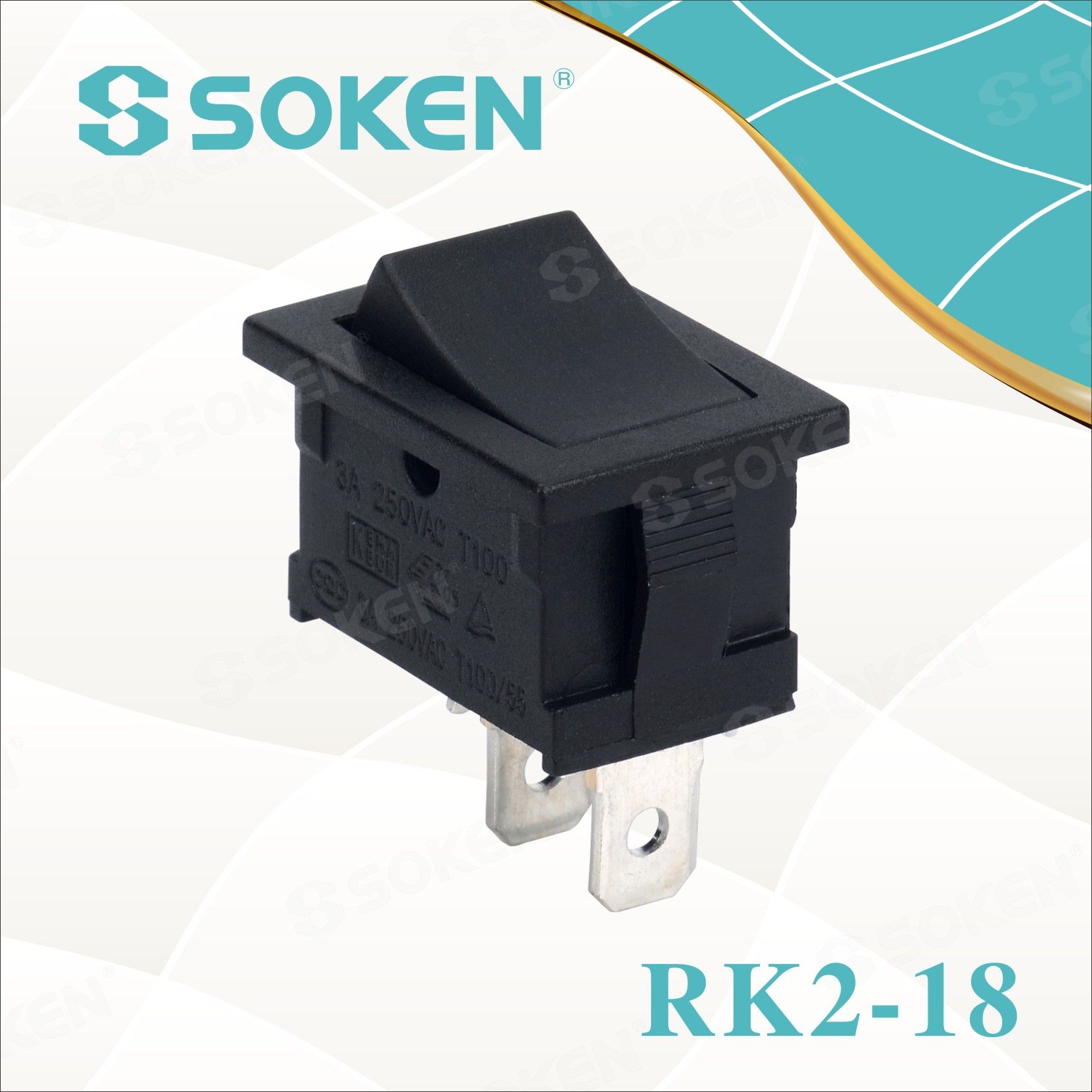 Sokne Rk2-18 1X1b/B UL Micro Rocker Switch
