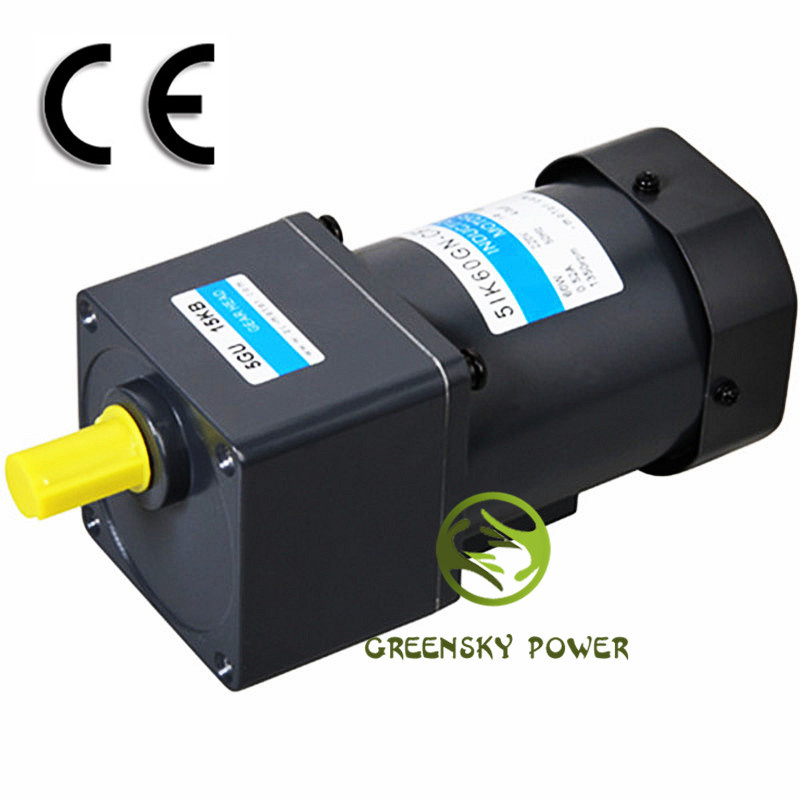60W (stronger) Single Phase AC Induction Gear Motor